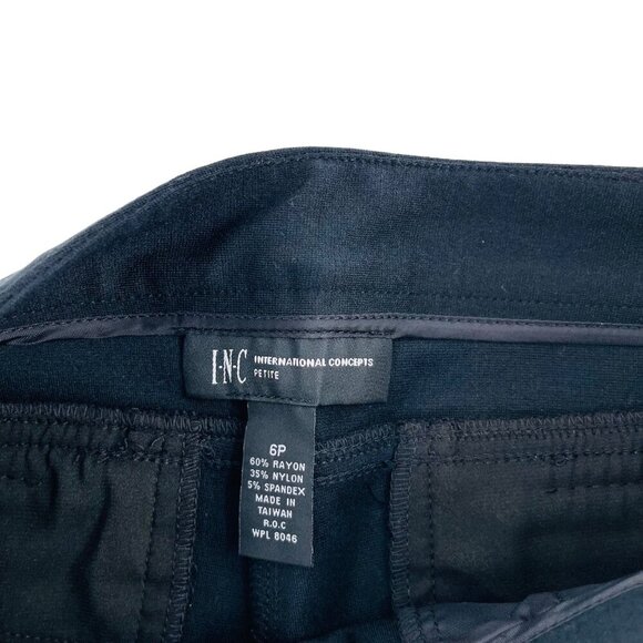 INC International Concepts Womens Petite 6P‎ Navy Stretch Pants - Picture 2 of 8